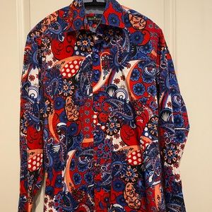 Bertigo mens dress shirt size medium